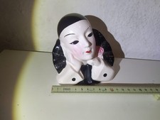 Pierrot Keramik Puppe Figur