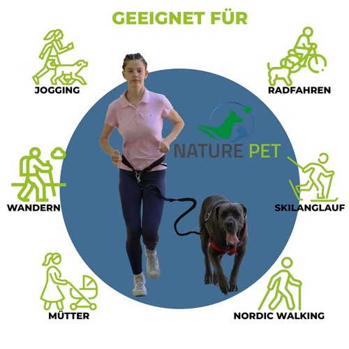 Handfreie hundeleine zum - handfreie,