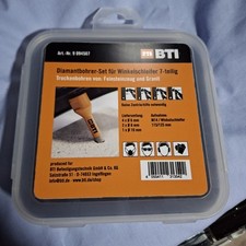 Diamantbohrer Set für Winkelschleifer M14  7-teilig