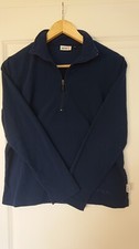 Ski-Pullover aus Fleece Blau