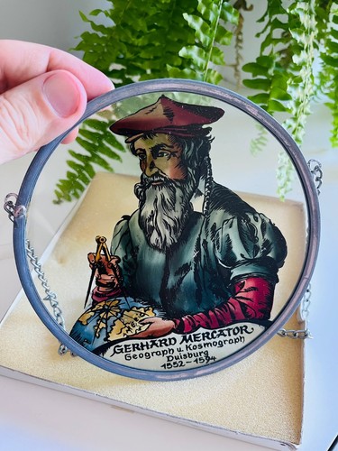 Gerhard mercator glasbild - mercator,