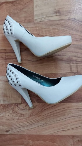 Damen high heels weiß - gr.38,