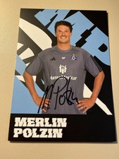 Hamburger SV HSV Autogrammkarte Merlin Polzin Handsigniert