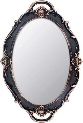 Wandspiegel vintage oval - wandspiegel,