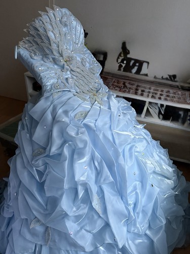 Baby blau kleid hochzeit party - blau,