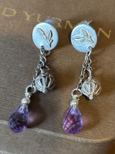 Sterling silber und amethyst - silber,