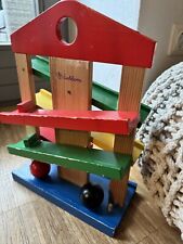 Eichhorn Kleinkind Kugelbahn Haus Holzspielzeug Mehrfarbig 