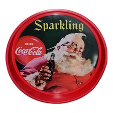 Vintage Coca Cola Blech Tablett Kellner Bar Tablet Coke Getränke Retro Stil