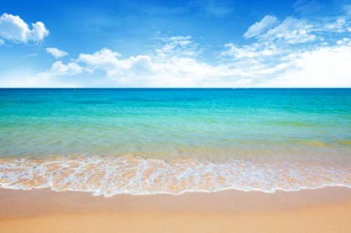 Wandbild strand und - wandbild:,