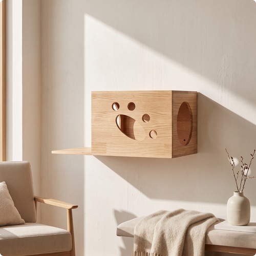 Wand katzenhaus platzsparende - wand,