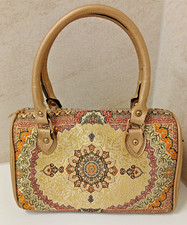 Neue Damen Handtasche mit orientalischem Muster (Kunstleder vegan)