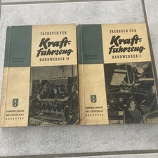 2x Fachbuch für Kraftfahrzeug Handwerker Teil 1+2 - 1950