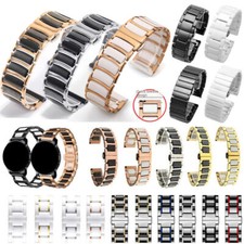 14 16 18 20 22mm Watch Band Ersatz Keramik Uhrenarmband Metall Edelstahl Armband