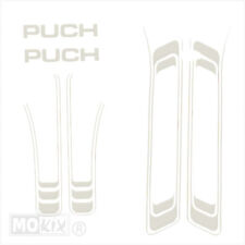 Sticker Satz Puch Maxi PVC weiß