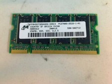 256MB MT DDR PC2700S 333 SODIMM Ram Arbeitsspeicher HP Pavilion zv5000