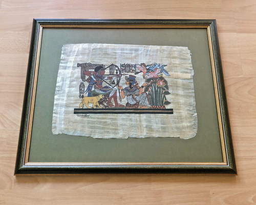 Papyrus bild handgemalt - handgemalt, im