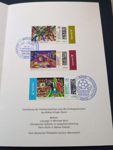 Bund brd 2024 ersttagsstempel - bund,