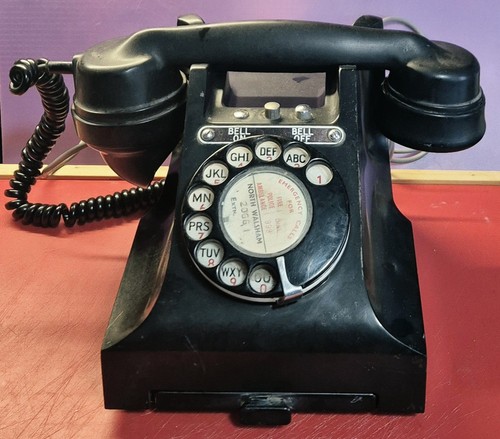 Vintage gpo 314f bakelit - vintage,