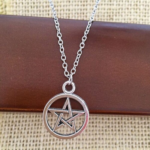 Halskette pentagramm gothic - halskette,