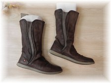 Softinos * bequeme Schlupf Stiefel Leder Boots weich & gut biegsam Gr. 41