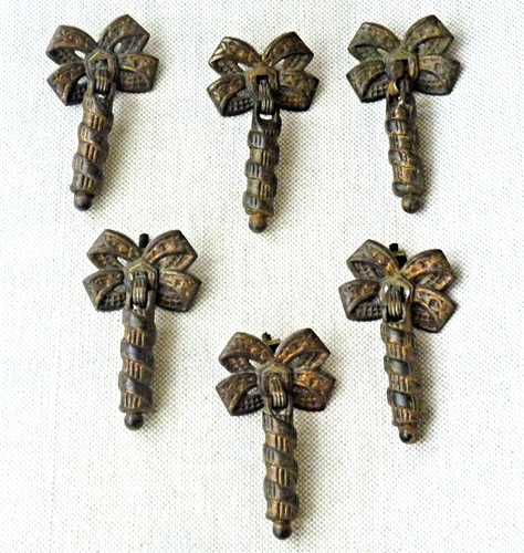 6er set griffe art deco - 6er,