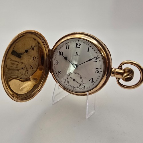 Omega double hunter taschenuhr - hunter,