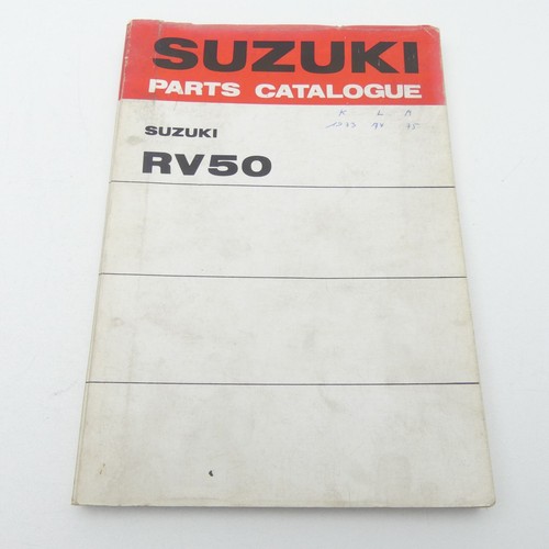Suzuki ersatzteilkatalog - rv,