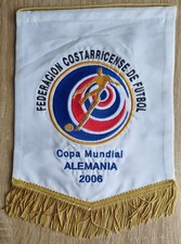 Fussball WM Weltmeisterschaft DEUTSCHLAND 2006 Wimpel FEDERATION COSTA RICA TOP