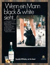Black & White Whisky - Reklame
