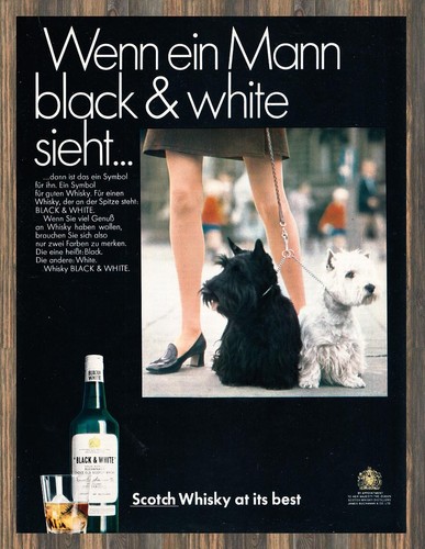 Black white whisky - black,