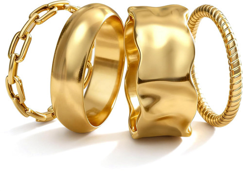 Stück wasserfest ringe - ringe, gold