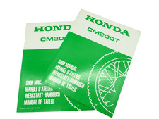 HONDA CM200T NACHTRAG Werkstatt-Handbuch 2Stück  1979 + 1981