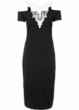 Cold-Shoulder-Kleid Gr. 36