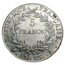 France. 5 Francs AN 13