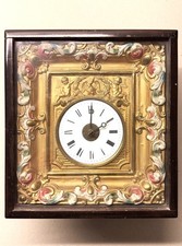 Antike rahmenuhr bilderuhr - rahmenuhr,