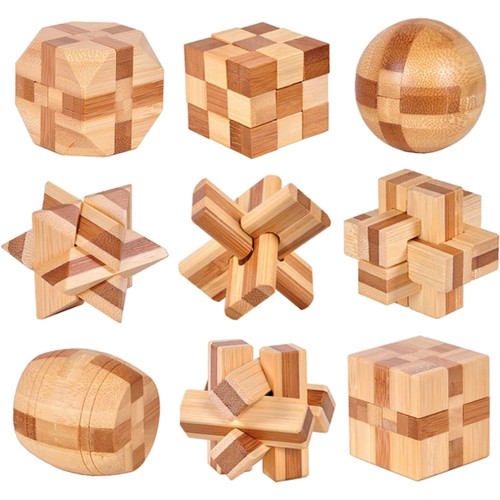 Knobelspiele holz stück - knobelspiele, 9