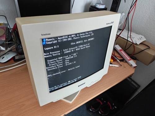 Sony multiscan 15sf crt - multiscan,