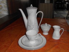 Markenporzellan - Rosenthal-Kaffeeservice- "Form 2000 Gräser" - für 6 Pers.