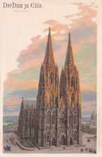 Litho AK Deutsches-Reich Köln