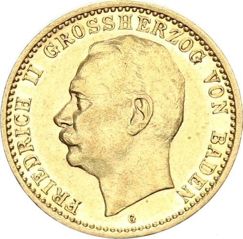 Baden friedrich 10 - ii., mark