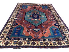 Exklusiver Afghan Teppich Natur Wolle Natur Farbe Handgeknüpft 306/234 SH16832