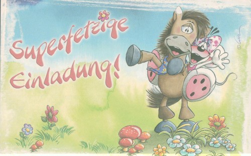 Diddl einladungskarte - -, (