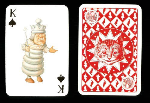 Spielkarte alice im - spielkarte,