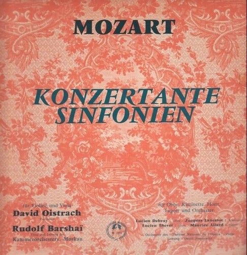 Mozart konzertante - lp,