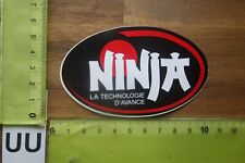 Alter Aufkleber Motorsport Tuning Rallye Motorrad Händler NINJA Kawasaki