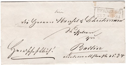 Vorphilatelie brief mit - brief,