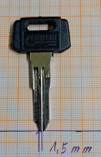 1St. Motorrad Schlüssel Rohling Yamaha Suzuki VS Intruder 140, 750, AH, CP, DR