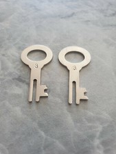 2 Sparschwein Schlüssel Nr 3 für Spardose Spendendose Spardosenschloss