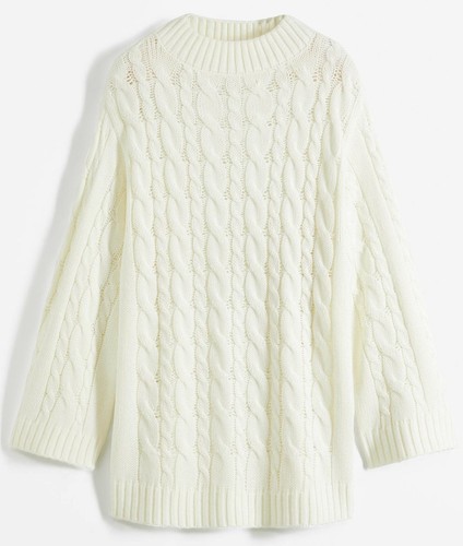 Oversized pullover zopfmuster - pullover,