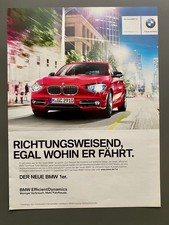 Der neue BMW 1er Richtungsweisend F20 2011 Vintage Ad Werbung Reklame